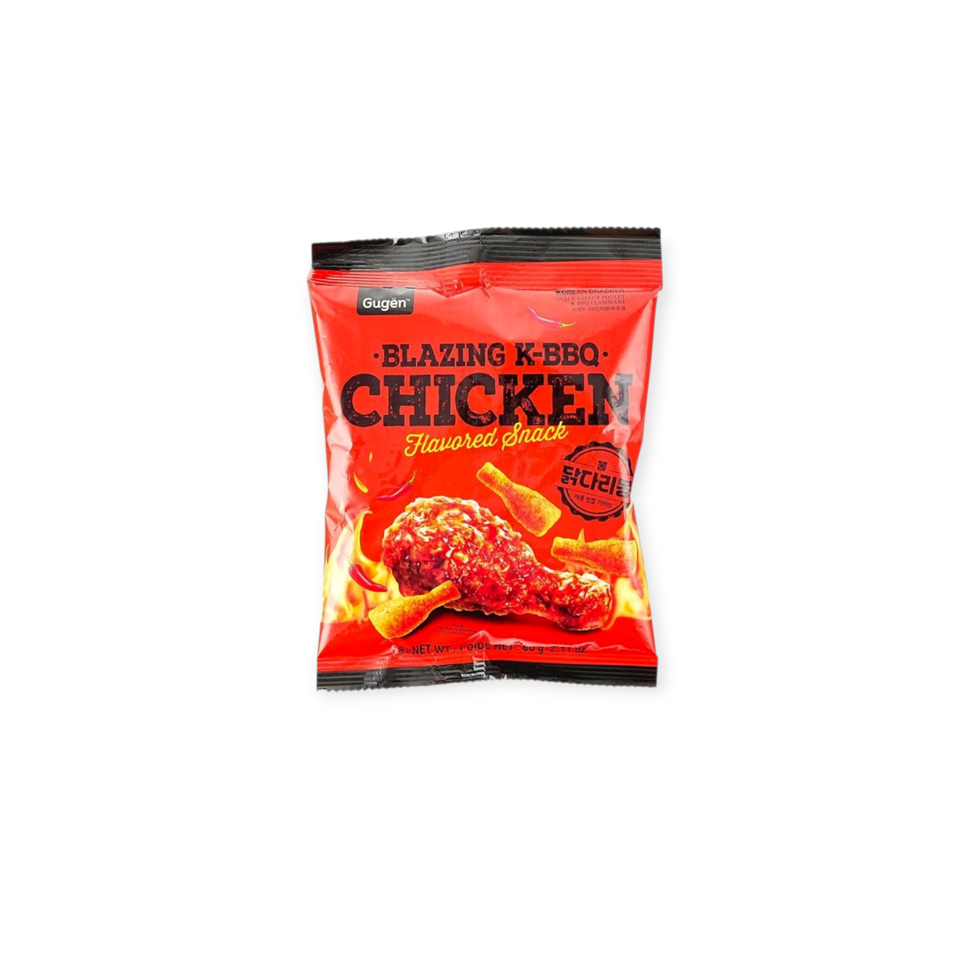 Blazing K-BBQ Chicken Flavored Chips 2.11 oz (Korea) 