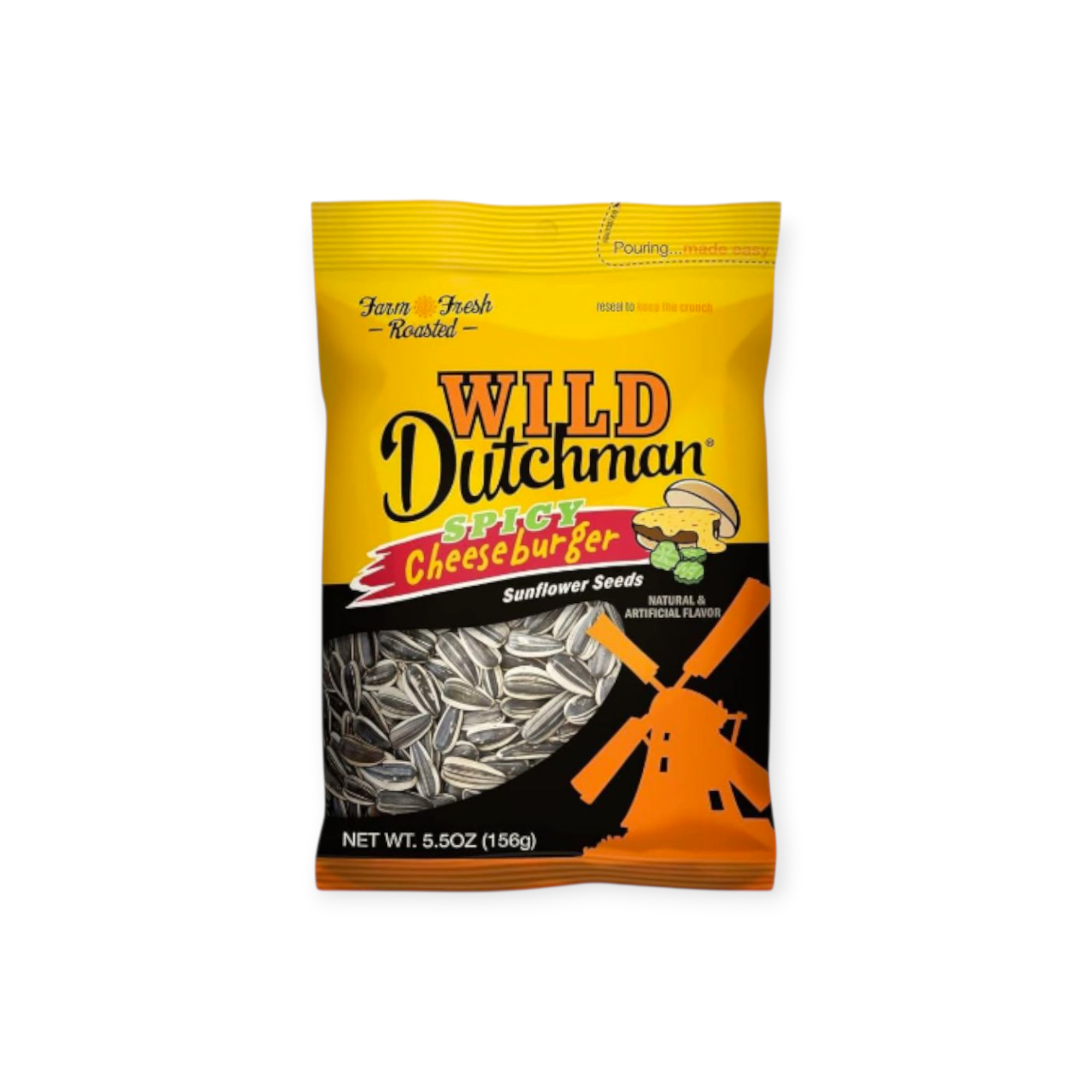 Wild Dutchman Spicy Cheeseburger Sunflower Seeds 
