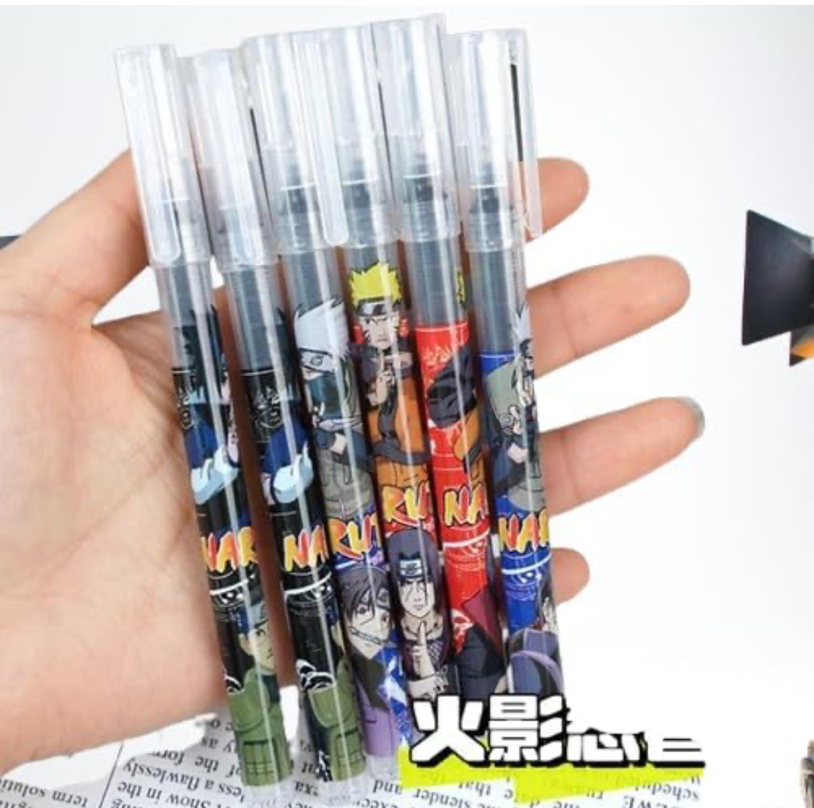 Naruto-Themed Gel Pens Set