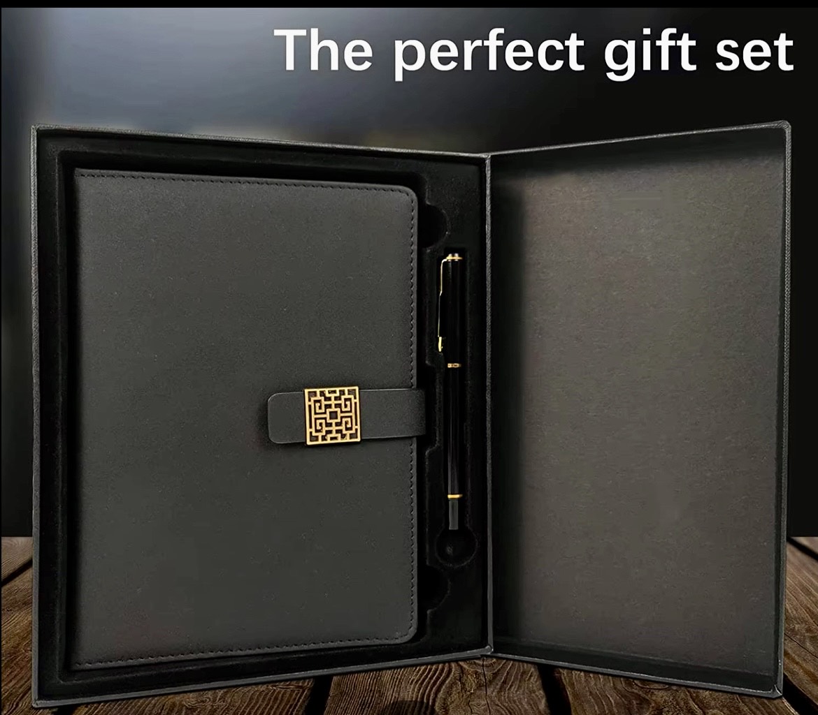 Luxury Black Notebook Gift Set