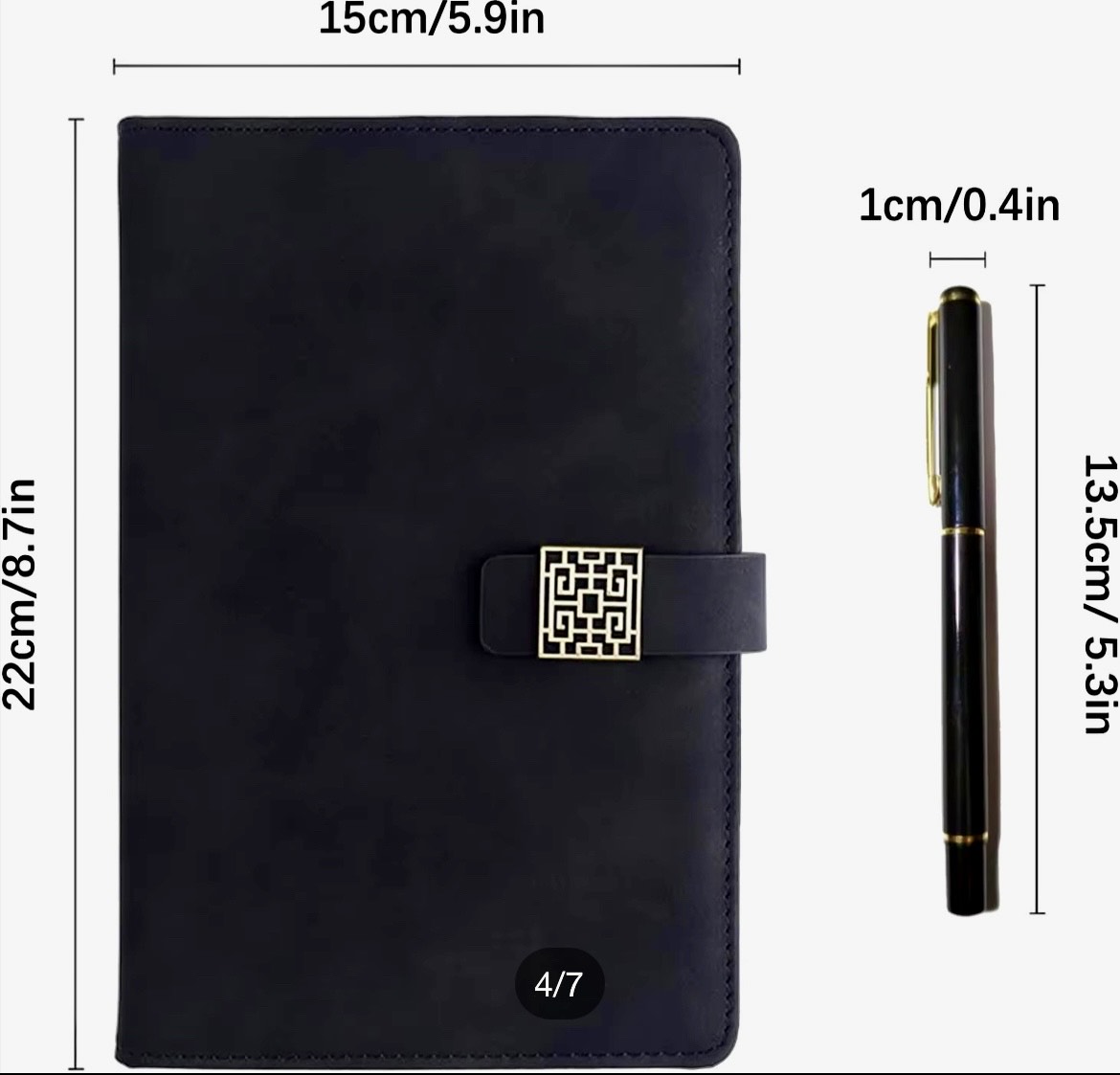 Luxury Black Notebook Gift Set