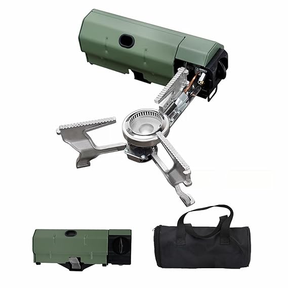 ONLYFIRE OUTDOOR LIVING Foldable Camping Stove with Storage Bag, Portable Butane Stove