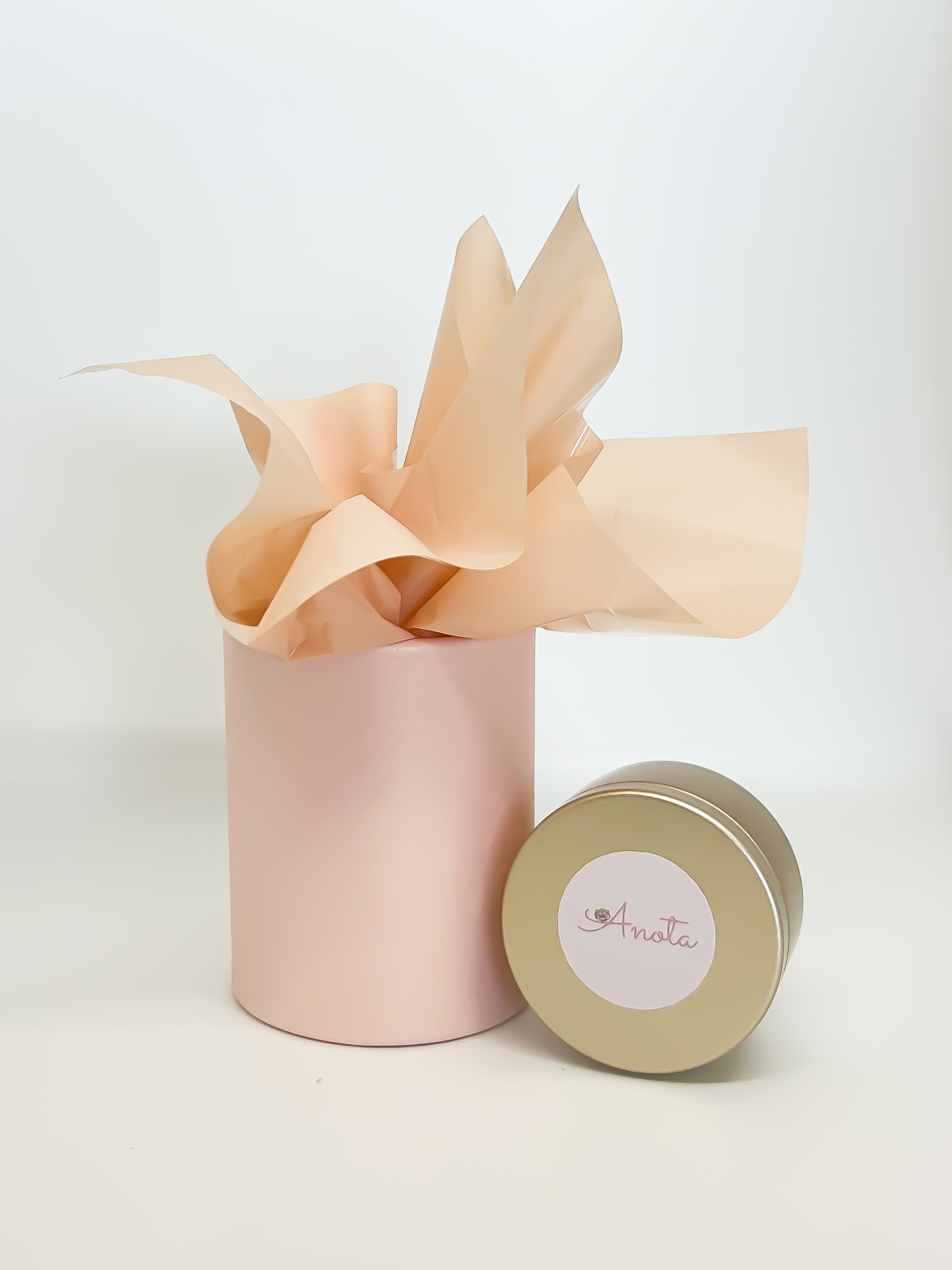 Kit presente vela aromática + vasinho de flor 