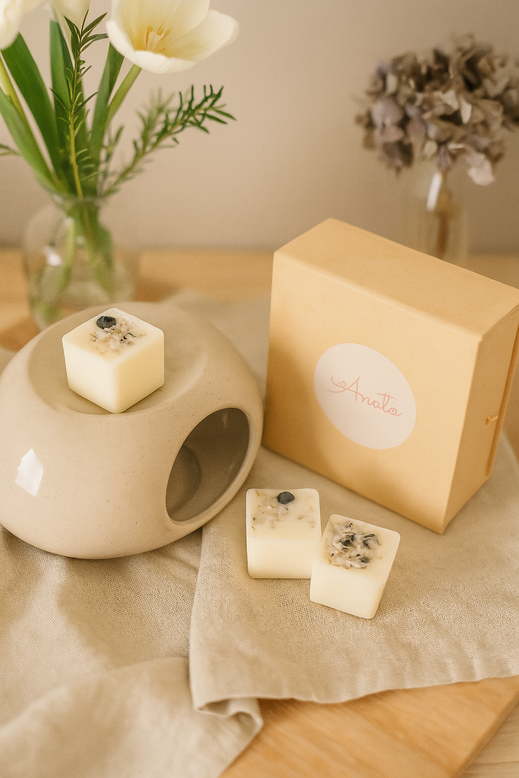 Kit presente Wax Melt + Réchaud de Vela