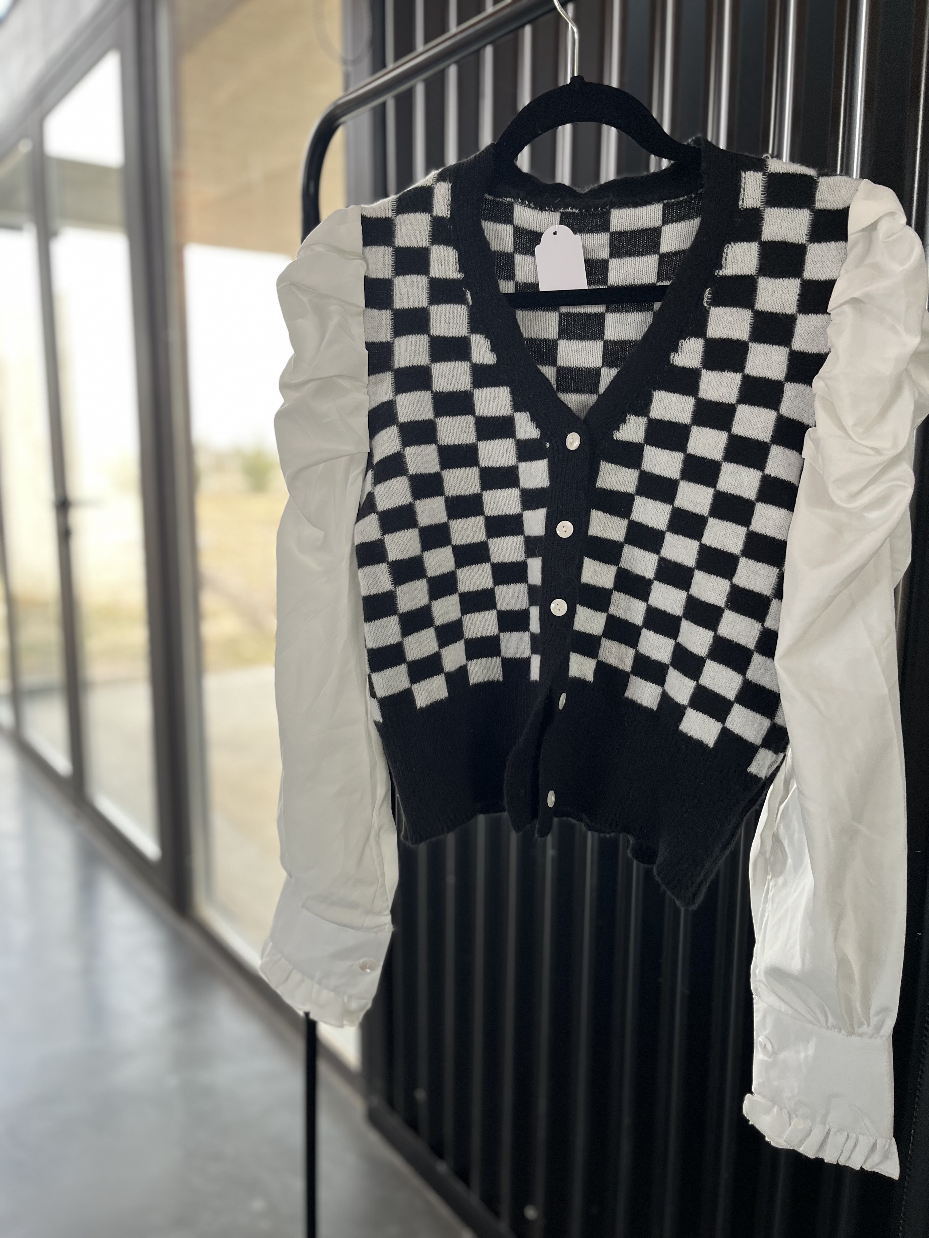 Cardigan con mangas princesa