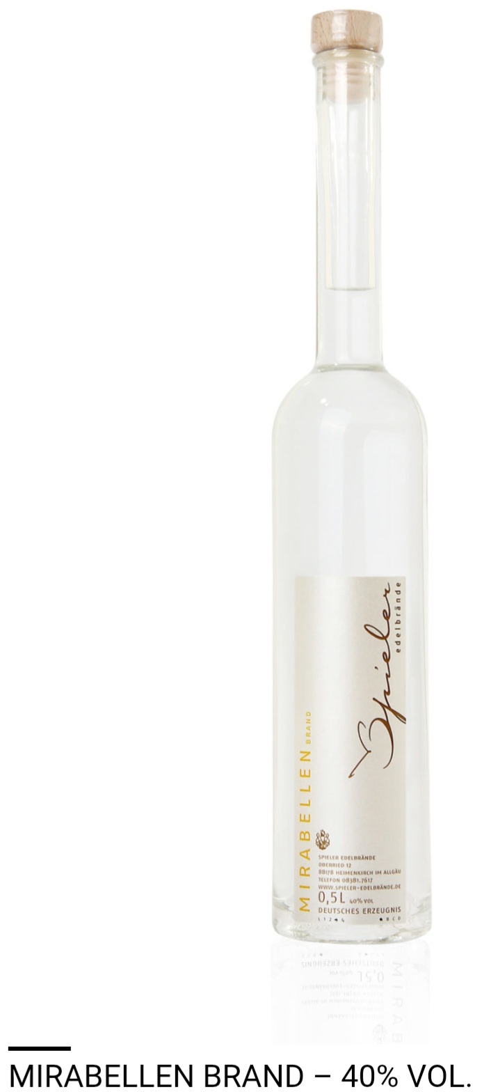 Mirabellenbrand 40%, 0,5l