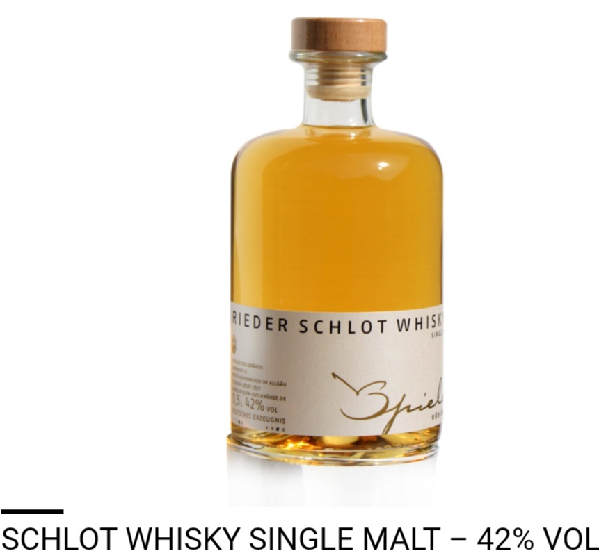 Schlot-Whisky 42%, 0,5l