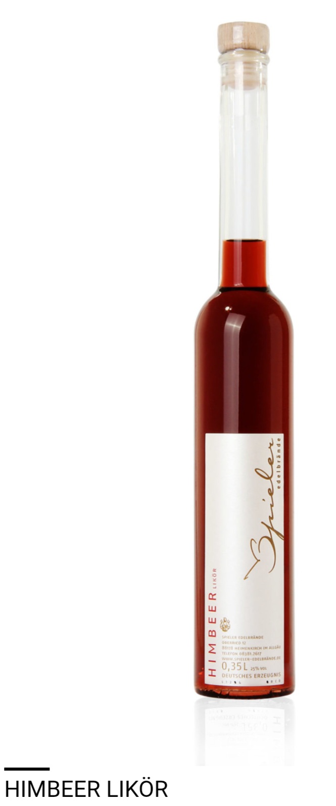 Himbeerlikör 25%, 0,35l
