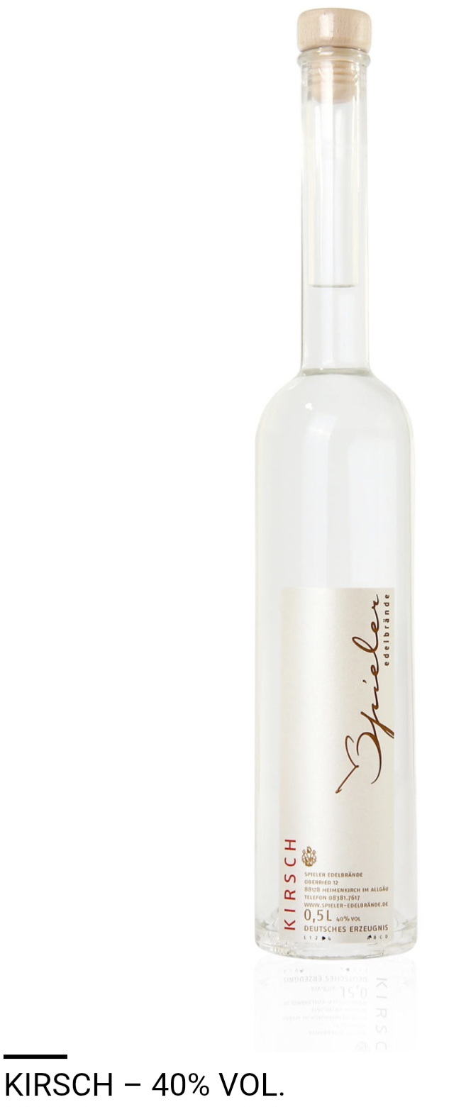 Kirschbrand 40%, 0,5l