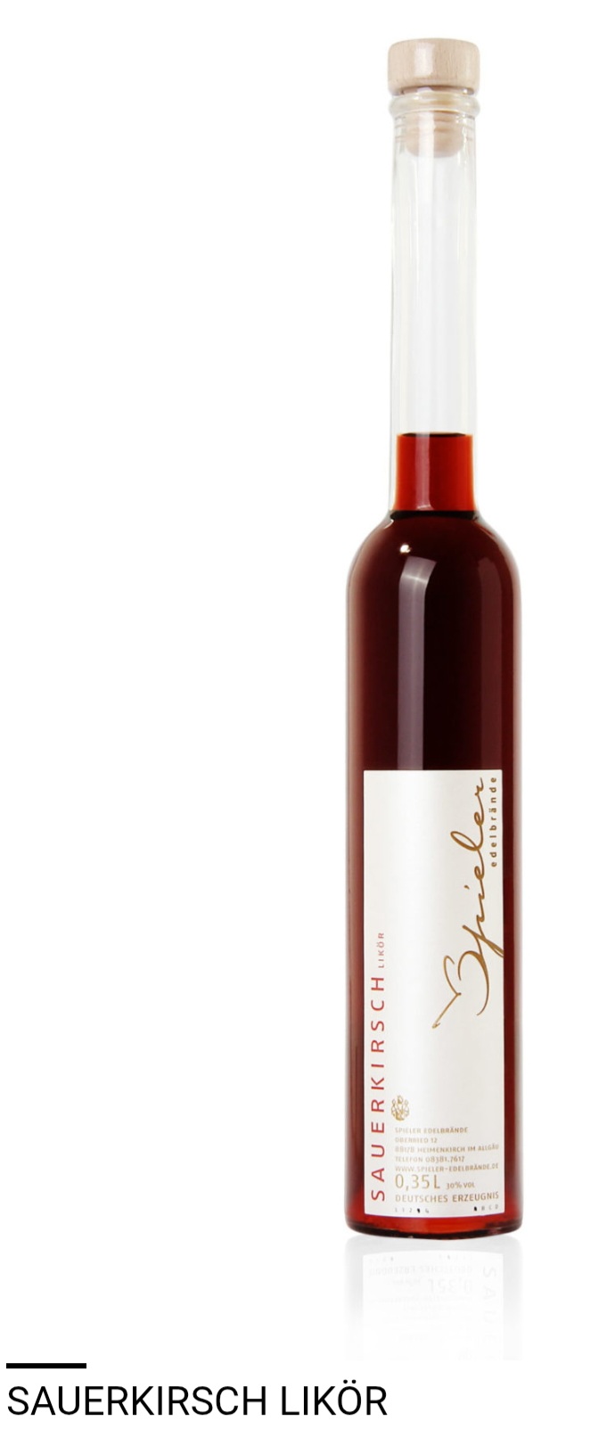 Sauerkirschlikör 30%, 0,35l