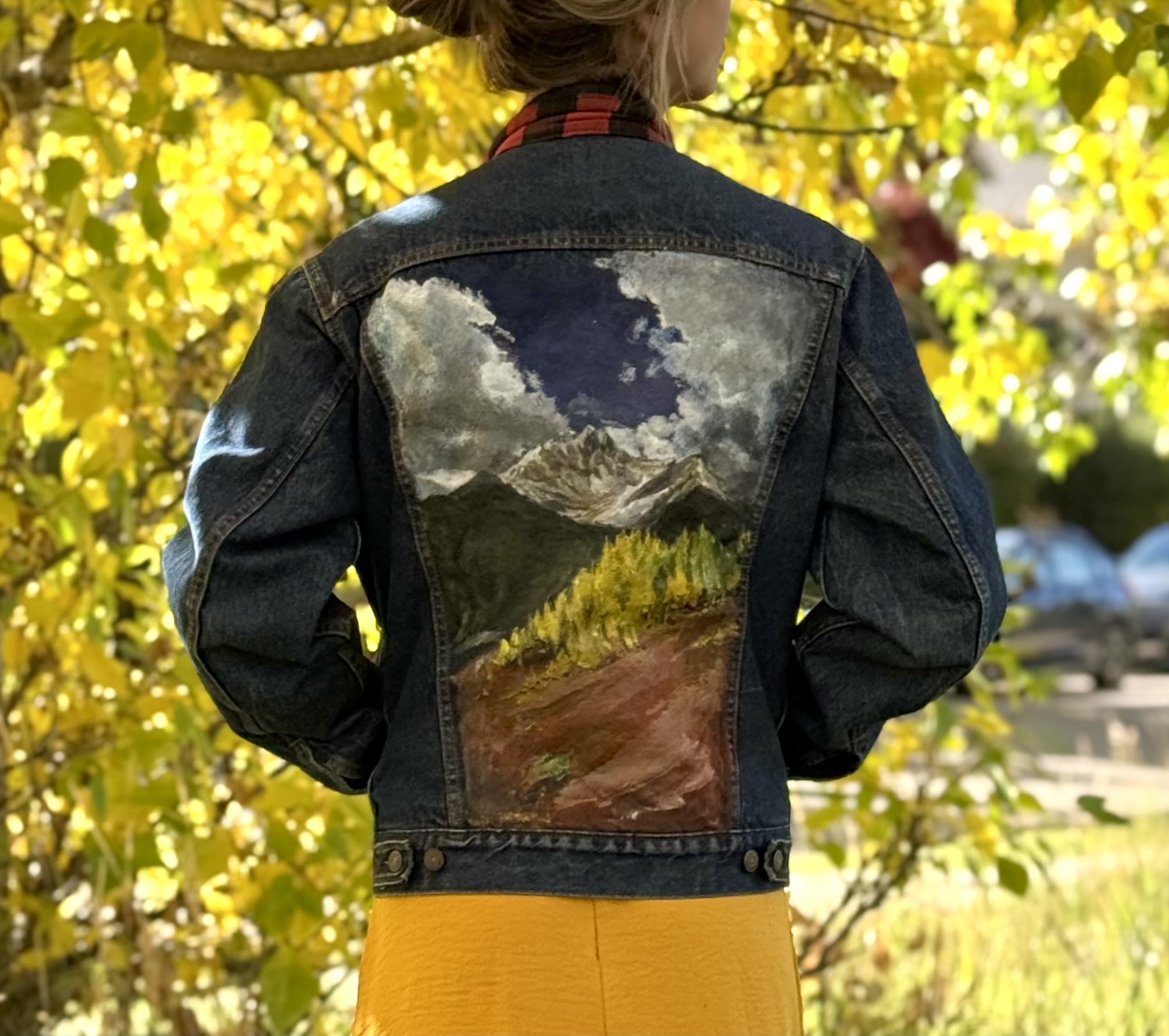 Hand Painted Levi's Jacket