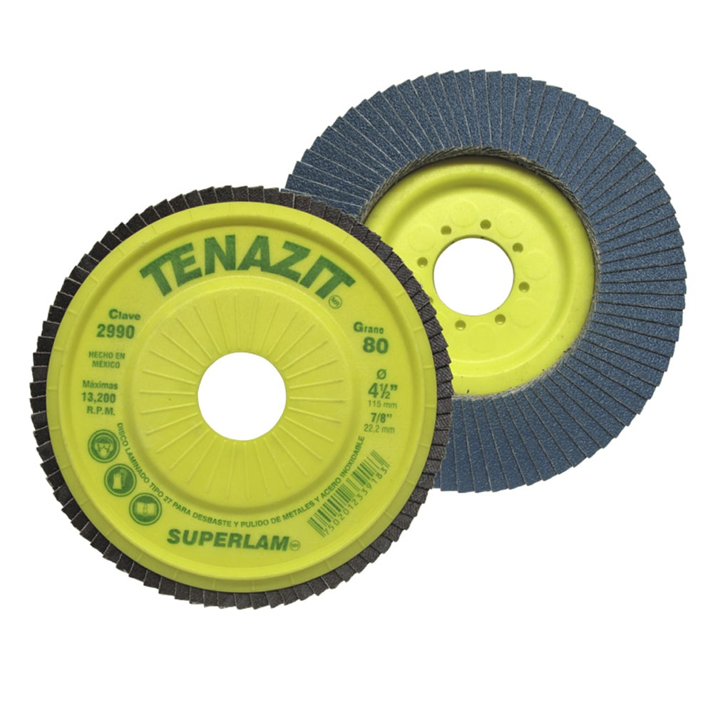 DISCO 2990 SUPERLAM GRANO 80 4 1/2X7/8 AUSTROMEX