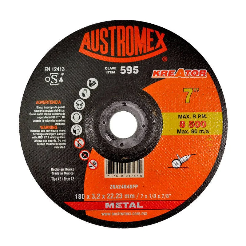 DISCO 595 CORTE METAL T-42 7X1/8X7/8 KRE ATOR