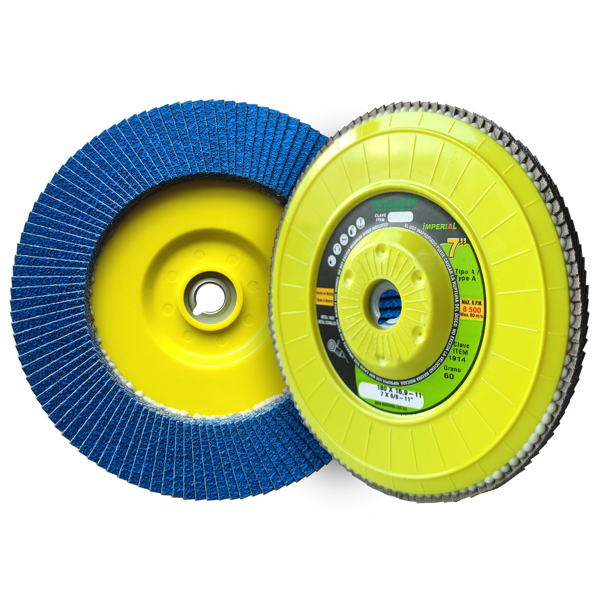 DISCO 1914 LAMINADO C/RES. DE PLAST .IMP.7 GRANO 60 AUSTROMEX