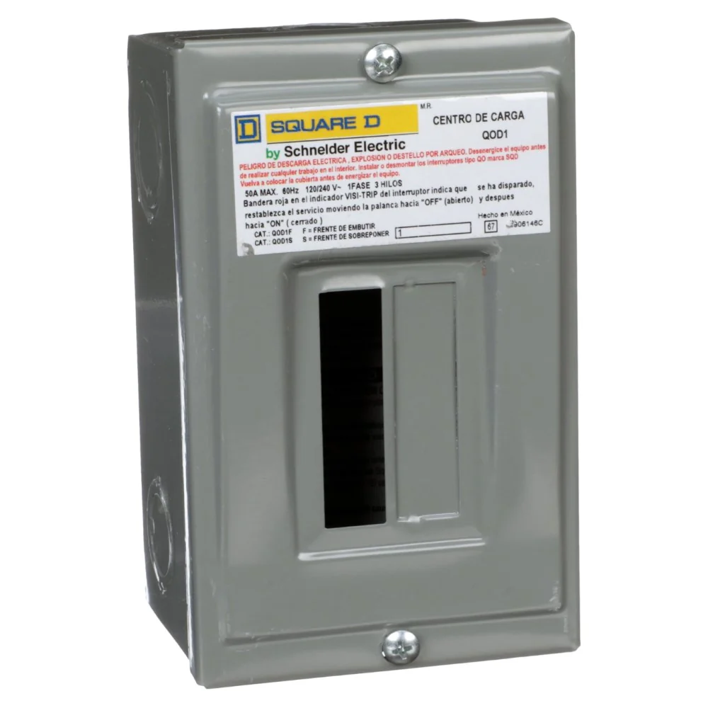 CENTRO DE CARGA 1 UNID SOBREPONER SQUARE D ( QOD1S )