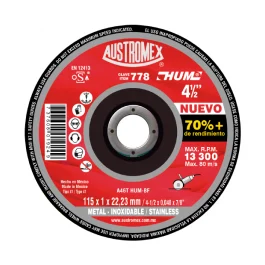 DISCO  P/CORTE METAL ( 778 ) 4 1/2 AUSTROMEX
