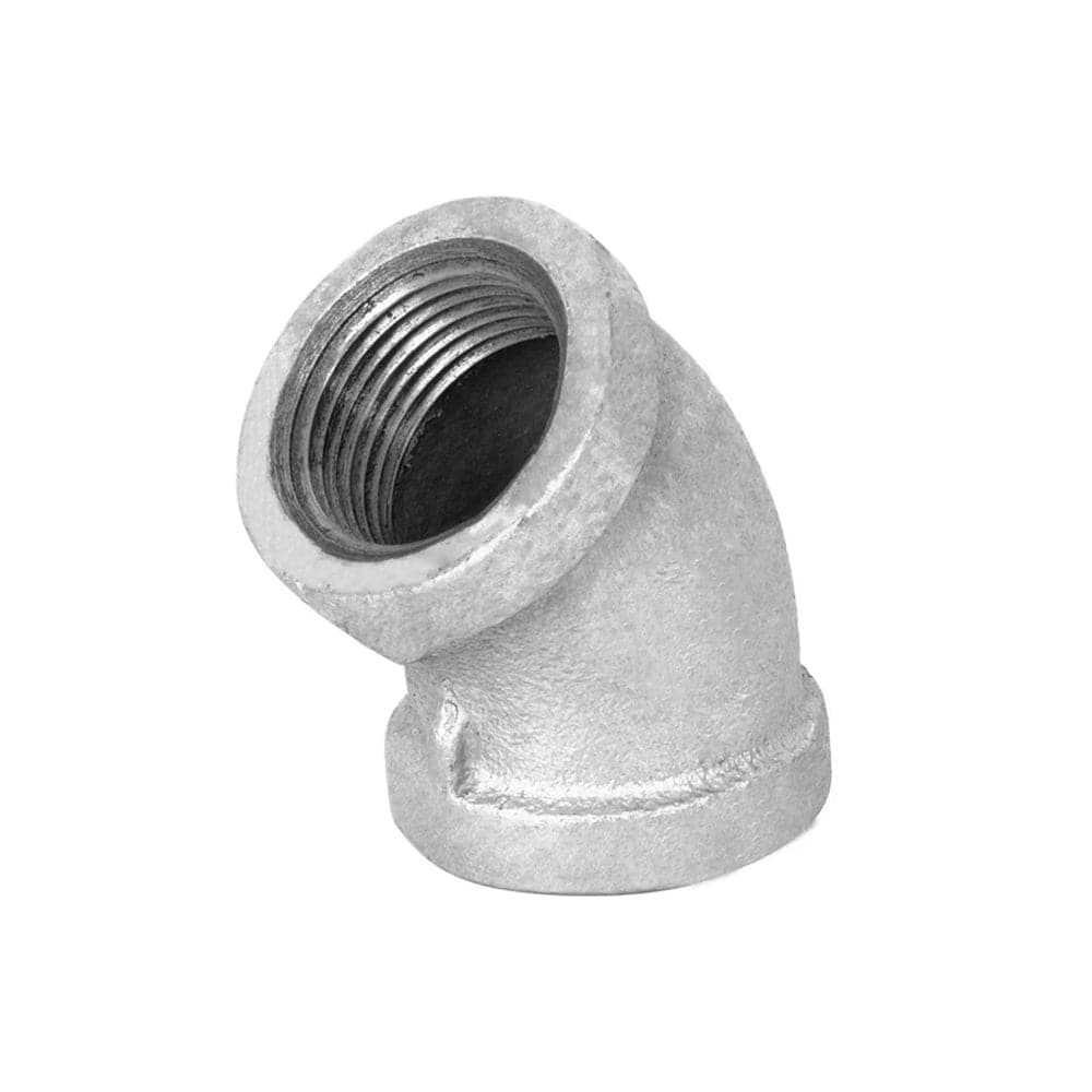 CODO 1 1/2 X 45 GALV. ROSC.