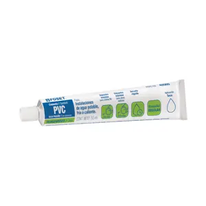 CEMENTO PARA PVC TUBO 90 ML TRANSPARENTE ( 49561 )