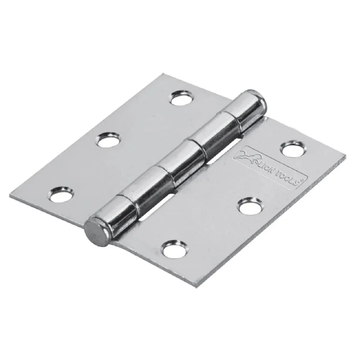 BISAGRA CUADRADA CROMO MATE 3 1/2X3 1/2 CAB.PLANA  106443 AKSI