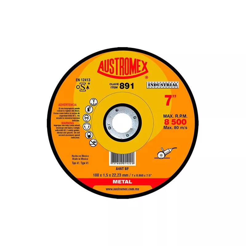 DISCO  780 METAL T42A 7X1/8 INDUSTRIAL