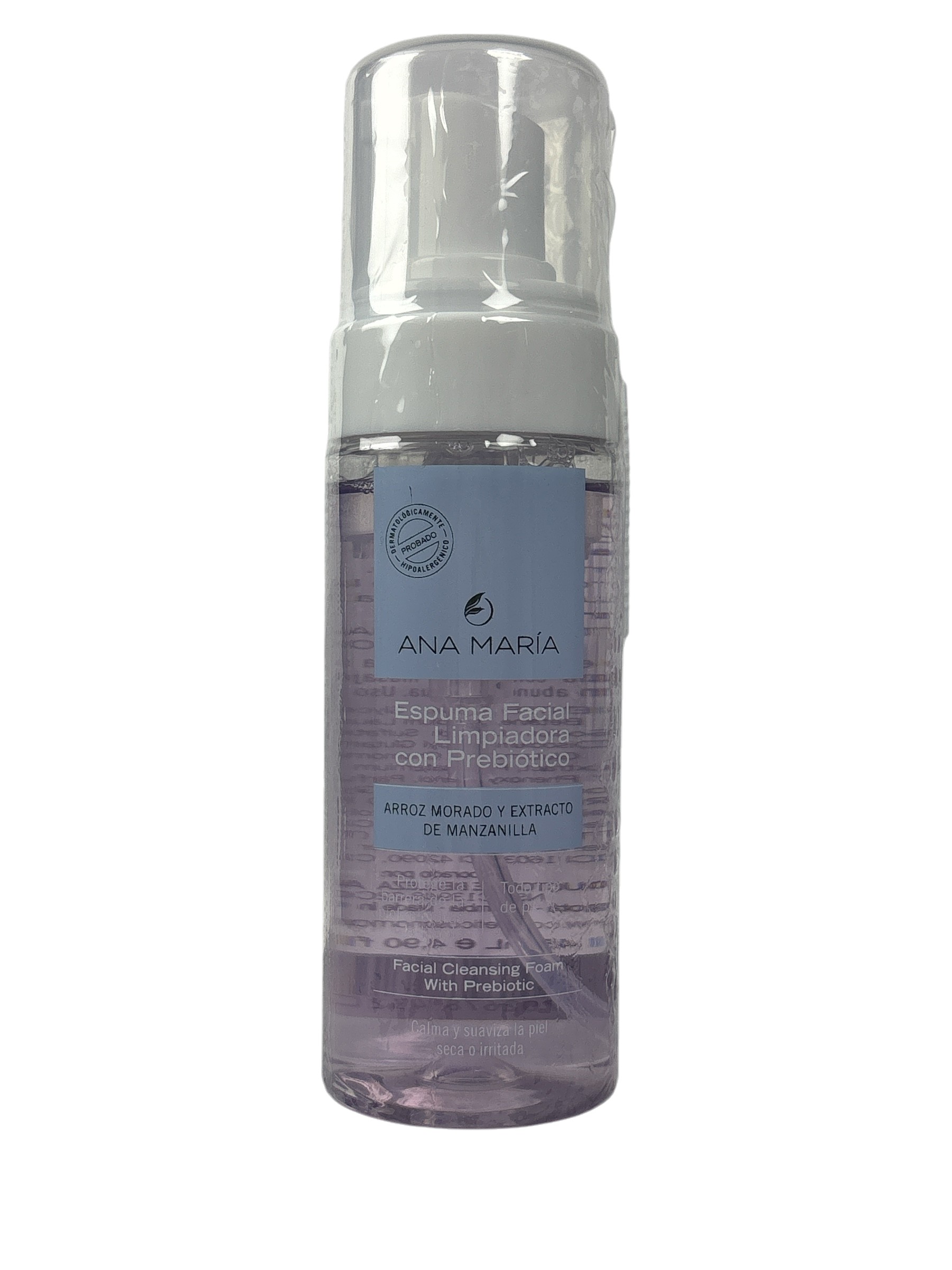 Espuma Facial Limpiadora con Prebiótico – 180 ml | Ana Maria