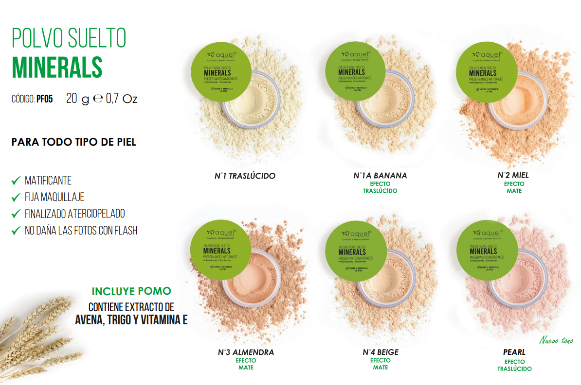 Polvo Suelto Minerals – 20gr | Raquel