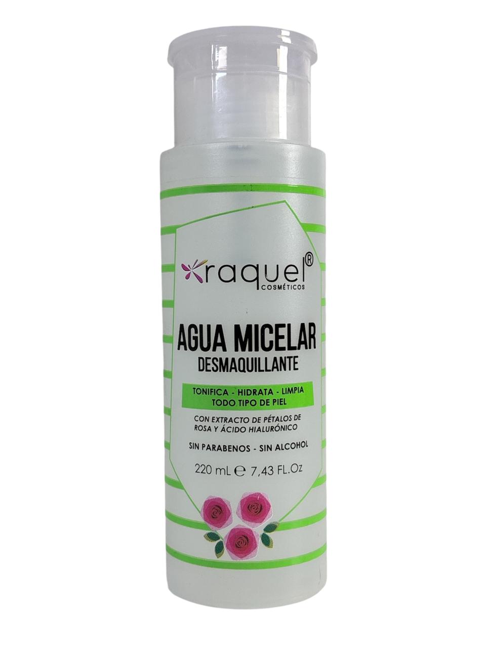 Agua Micelar Desmaquillante – 220mL | Raquel