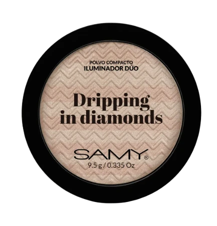 Polvo Compacto Iluminador Diamonds – 9,5gr | Samy