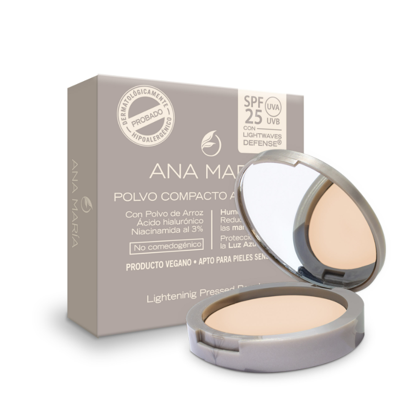 Polvo Compacto Aclarante – 30 gr | Ana Maria