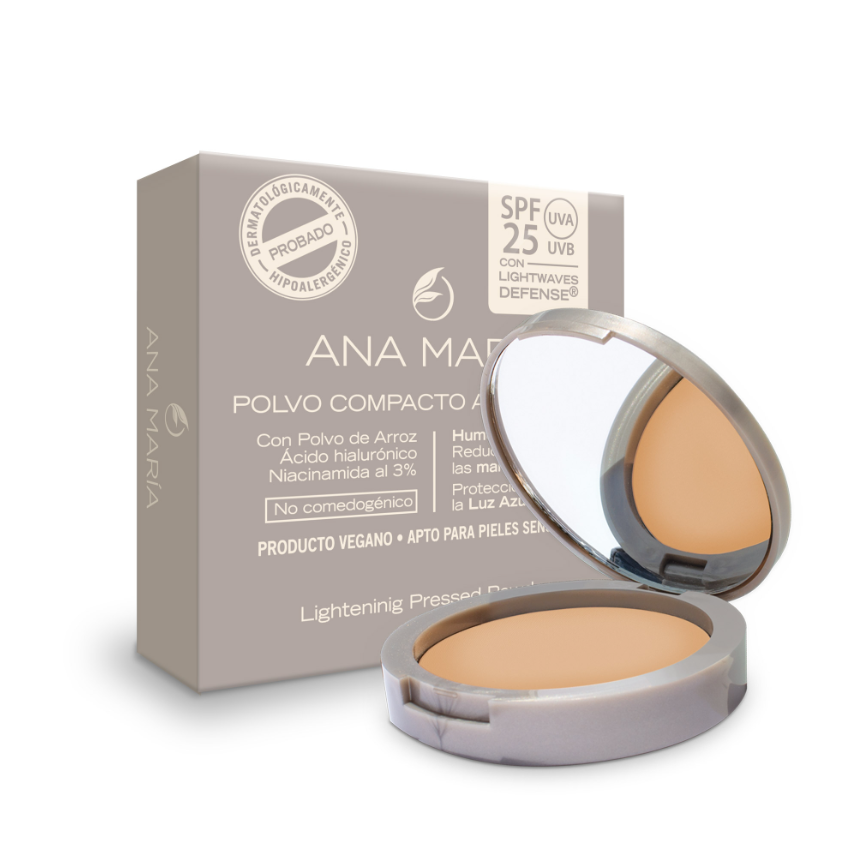 Polvo Compacto Aclarante – 30 gr | Ana Maria
