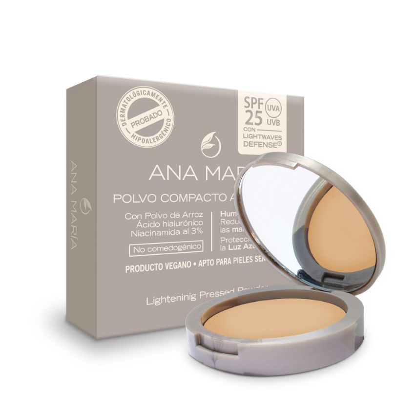 Polvo Compacto Aclarante – 30 gr | Ana Maria