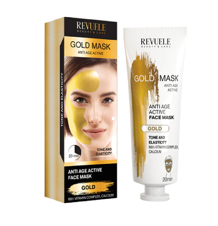 Mascara Dorada con Efecto Lifting – 20 ml | Revuele