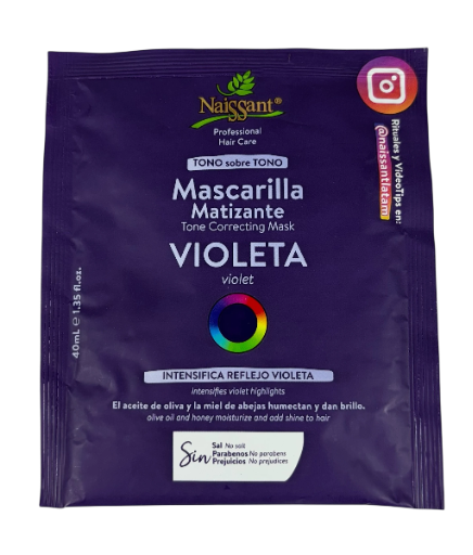 Tono sobre Tono Mascarilla Matizante Violeta – 40 ml | Marliou
