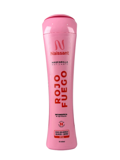 Tono sobre Tono Mascarilla Matizante Rojo Fuego – 400 ml | Naissant