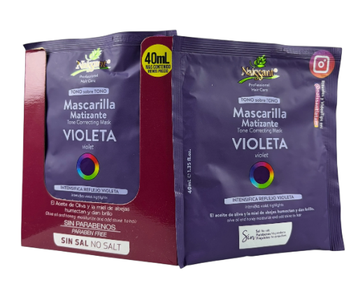 Tono sobre Tono Mascarilla Matizante Violeta – 40 ml | Marliou