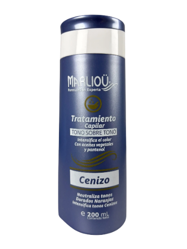 Tratamiento Capilar Cenizo Tono Sobre Tono – 200 ml | Marliou