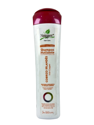Shampoo Matizante Tono sobre Tono Cobrizo – 400 ml | Naissant