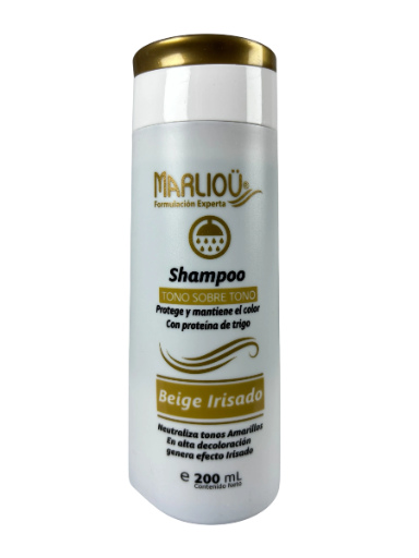 Shampoo Beige Irisado Tono Sobre Tono – 200ml | Marliou