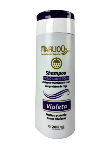 Shampoo Violeta Tono Sobre Tono –  200 ml | Marliou  