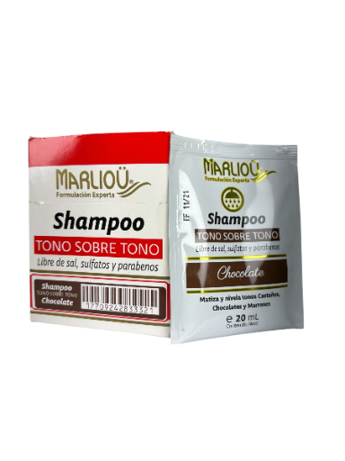 Shampoo Marliou en Sobre Chocolate – 20/40 ml | Marliou