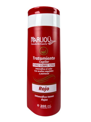 Tratamiento Capilar Rojo Tono Sobre Tono – 200 ml | Marliou