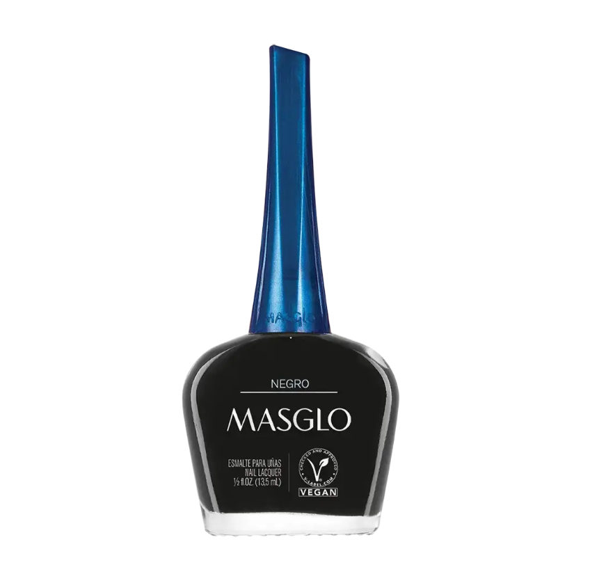 Negro | Esmalte para uñas – 13,5gr | Masglo 