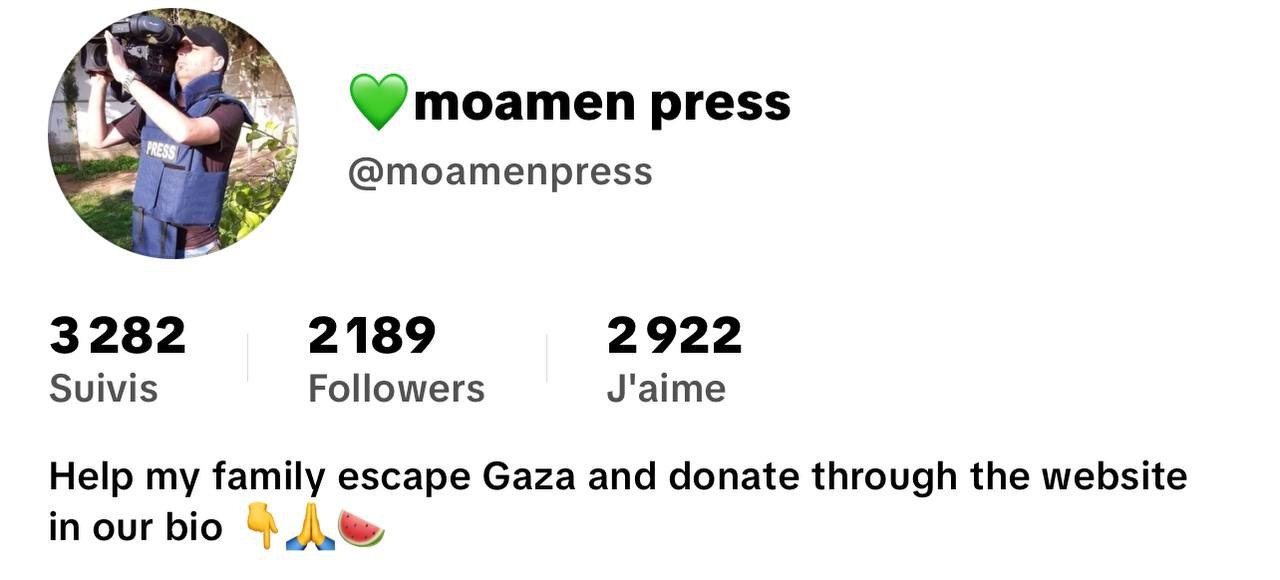 Moamen Press Social Media Account