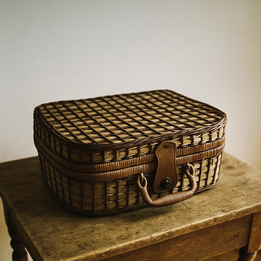 Panier de pique-nique en osier
