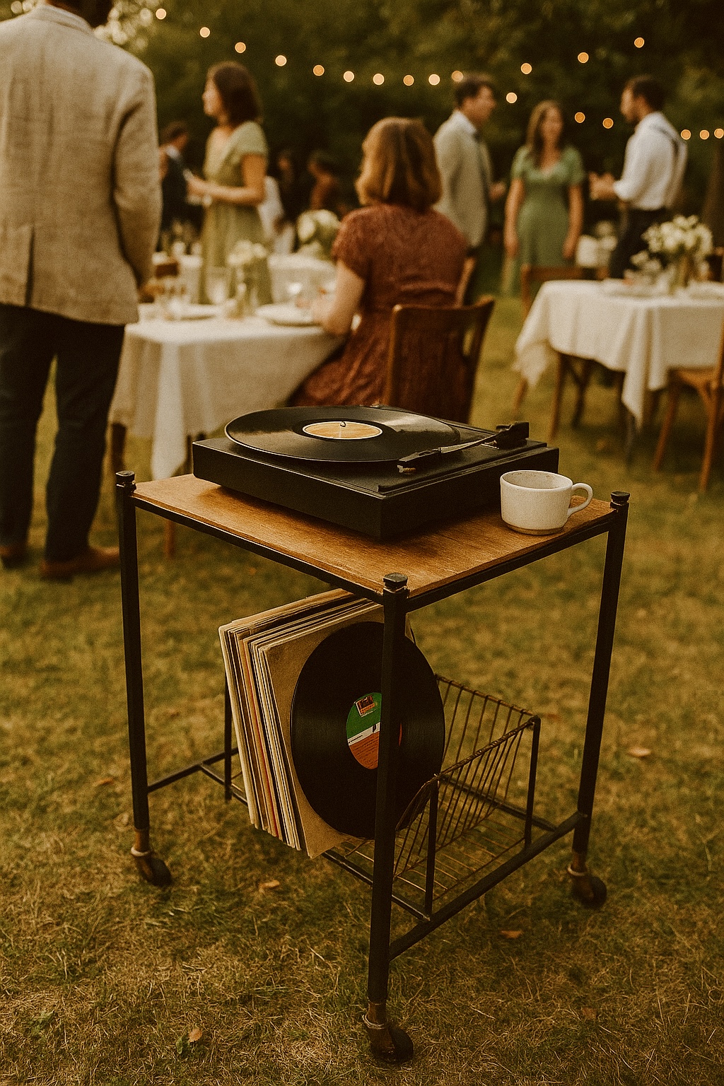 La desserte à vinyles