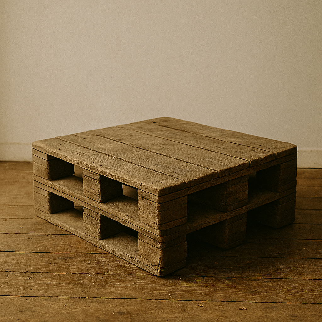 Grande table basse palette 