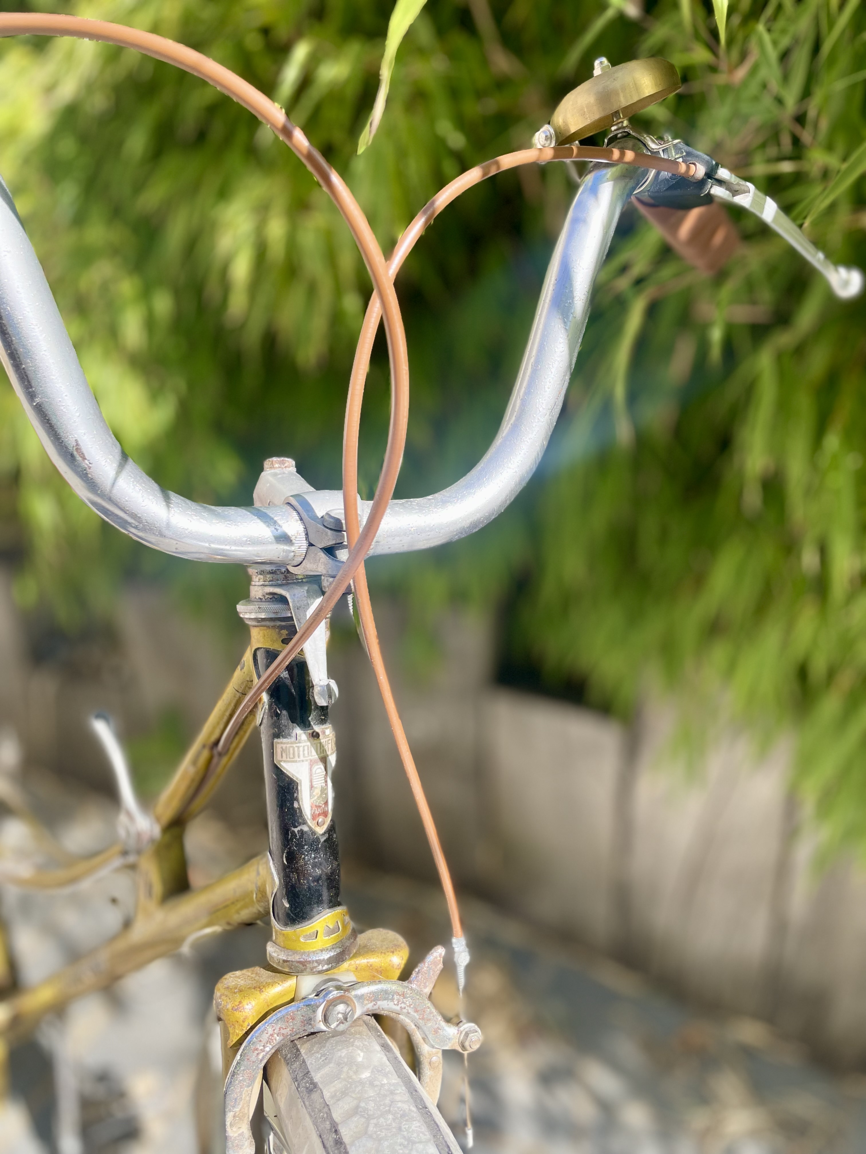 Vélo vintage jaune