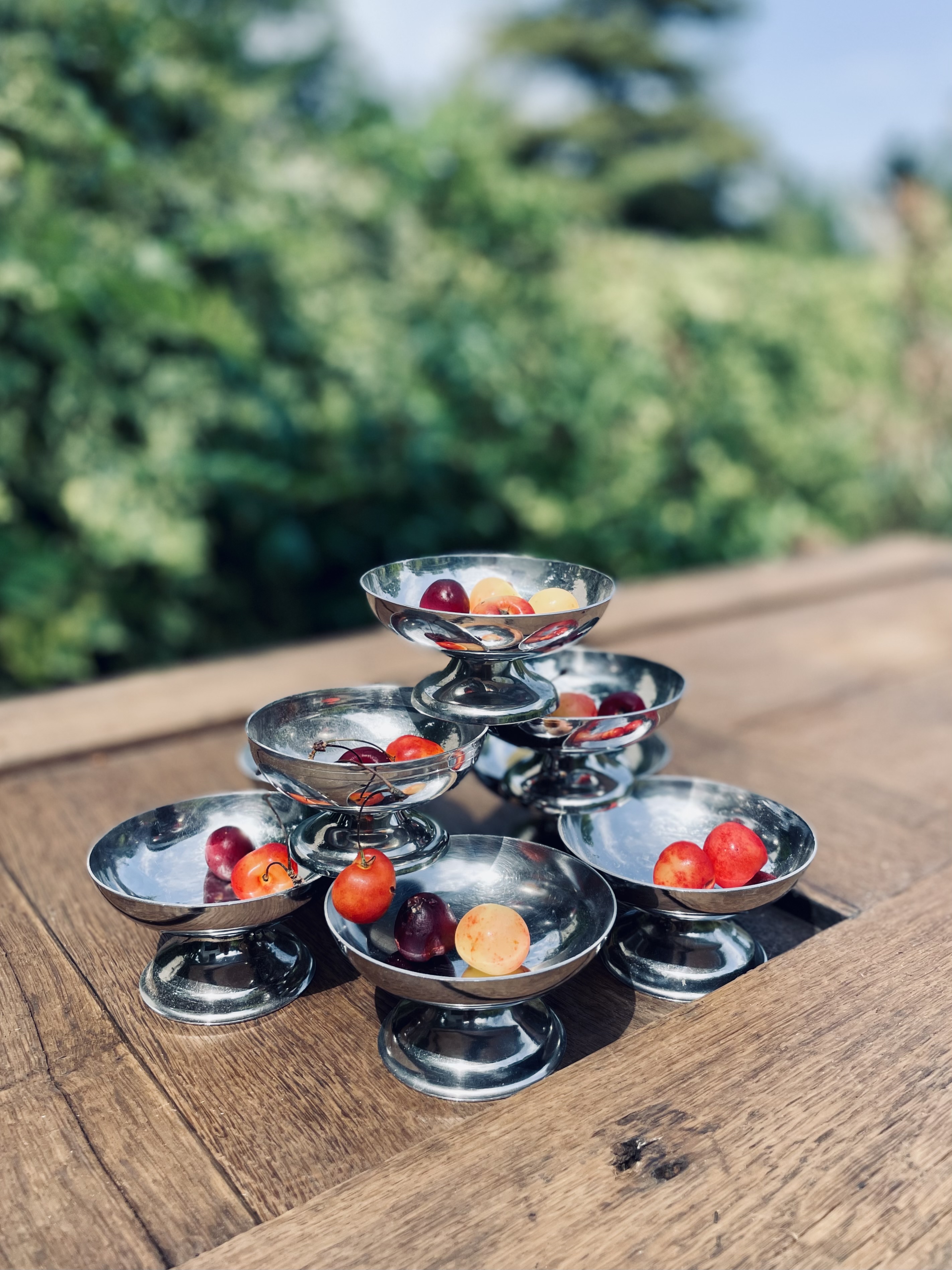 Coupes vintage en inox 