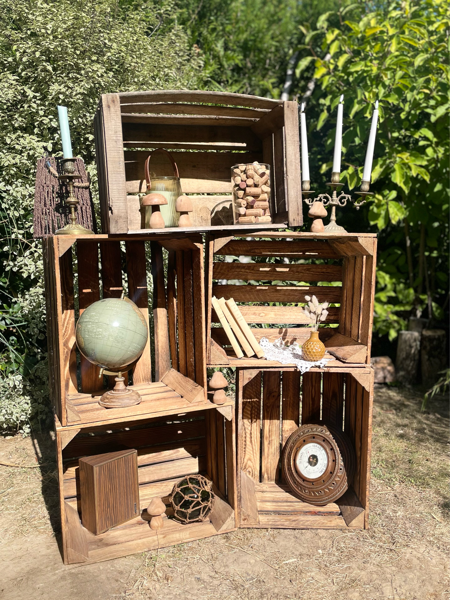 Pack caisses en bois