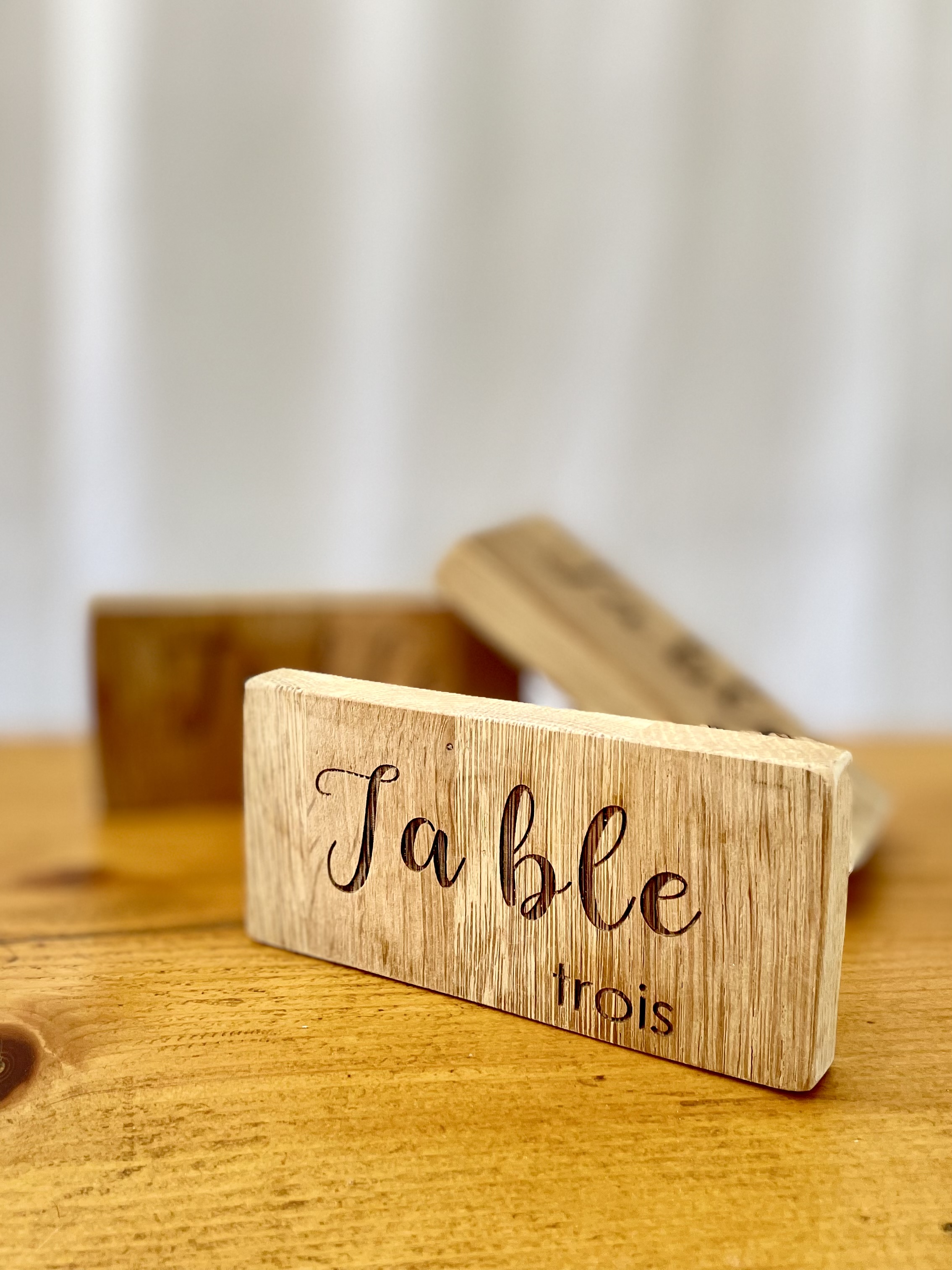 Numéros de table